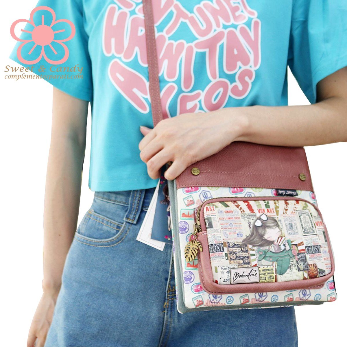 Bandolera rectangular Sweet & Candy