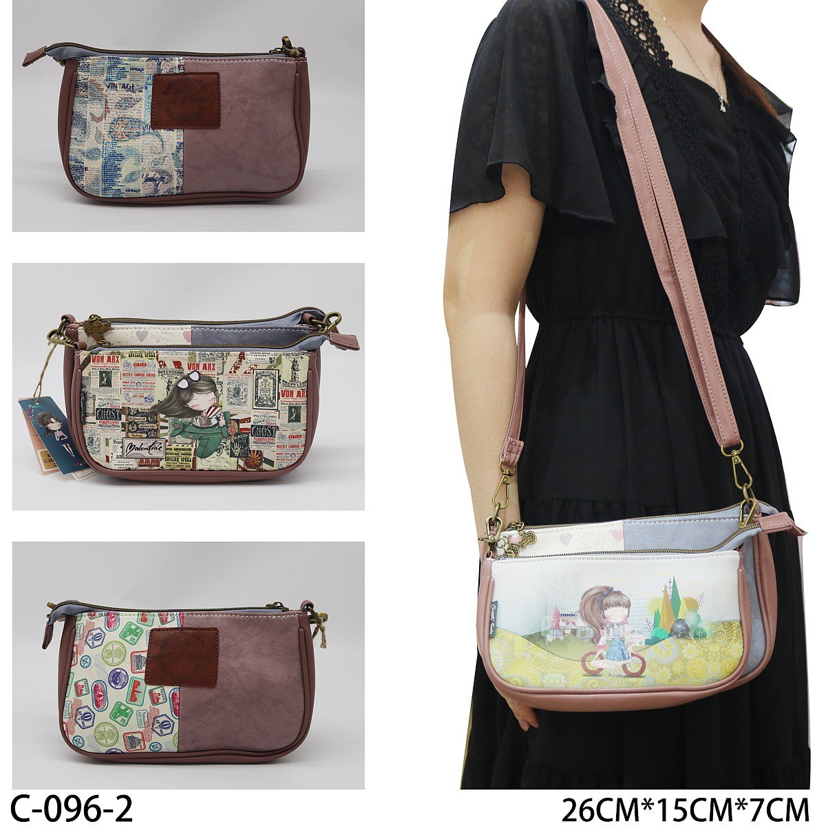 Bandolera Sweet & Candy muñecas